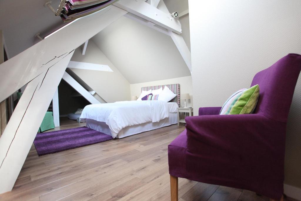 Bed and Breakfast Saint Graal Chamant Zimmer foto